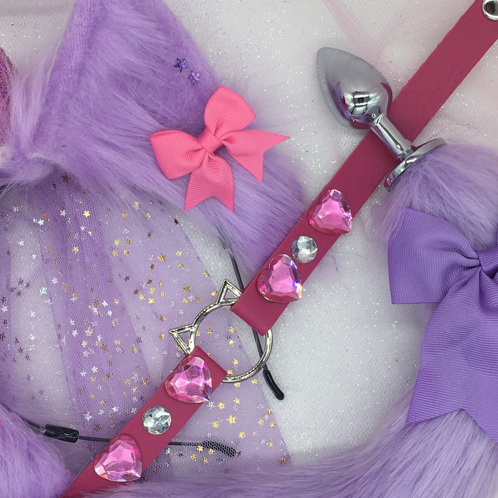 Purple/Pink Princess Kitten 