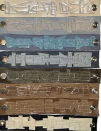 Cowhide Patchwork Bracelet (2-Pack)