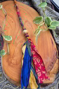 Image 4 of Dread Wrap - Rasta Rainbow