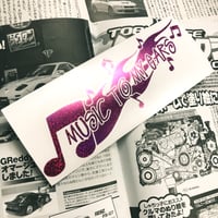 Image 2 of Music to My Ears Vinyl Decal