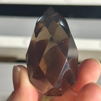 Image 4 of Smoky Quartz Faceted Flame (16B)