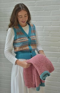 Image 11 of Fair-Isle Waistcoat - Made in Europe