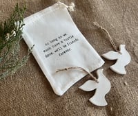 Image 5 of Movie inspired 2 Turtle Doves in Pouch