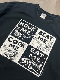 Image 2 of Vintage Ray Troll 1999 Hook Me, Beat Me... Tee