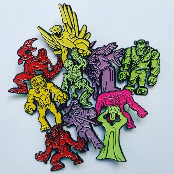 Image of The Unofficial Monster Enamel Pin