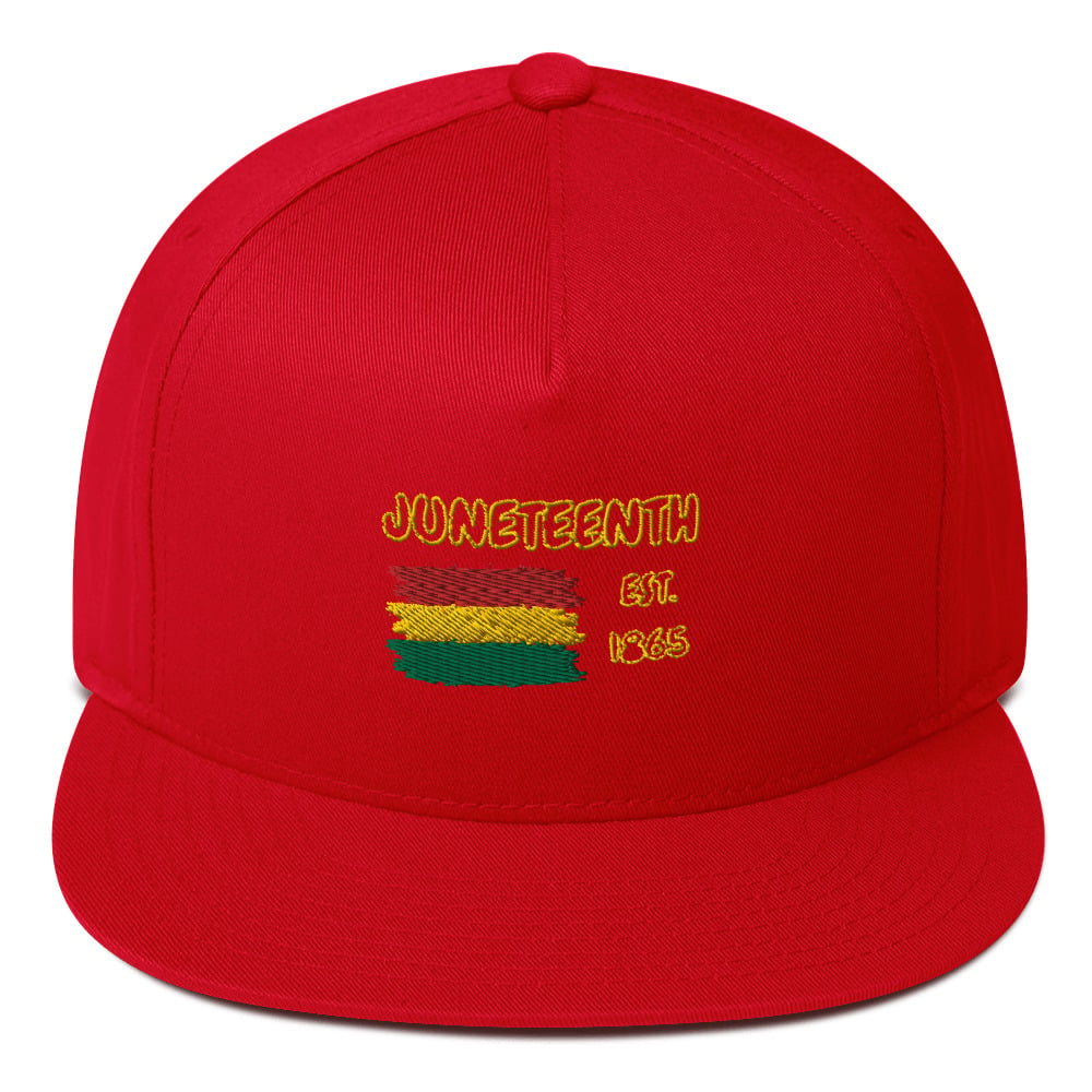 ZEN EXP - “Juneteenth EST. 1865” Flat Bill Cap