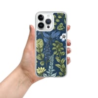 Image 25 of Art Nouveau Inspired Blue Boho Floral Clear Case for iPhone®