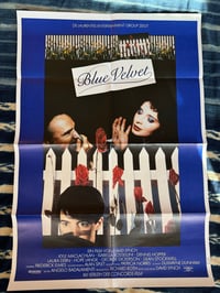 Original 1986 Blue Velvet A1 Poster