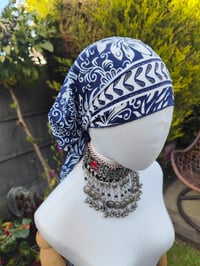 Image 3 of Pefkos co ord sarong set Navy with glitter sparkle