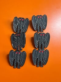 Image 2 of Mothman Eyewitness Sketch Pin