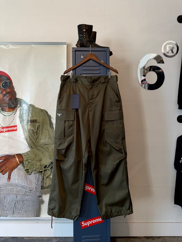Image of Prada SS24 Re Nylon Cargo Pant