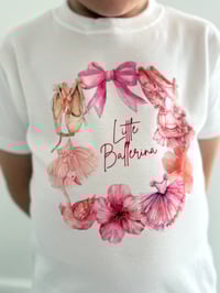 Image 3 of Little Ballerina Wreath T-shirt