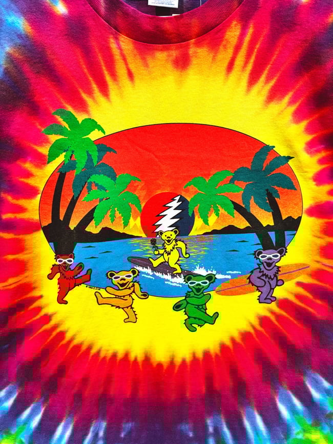 Grateful Dead 1998 ‘Beach Bears’ Longsleeve Shirt - Size XL