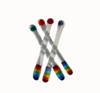 Rainbow Stir Sticks Set of 4