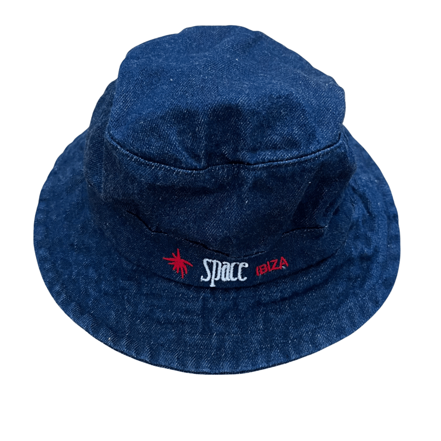 Image of Vintage Space Ibiza denim bucket hat