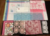 Vintage laces and fabrics embellishment pack