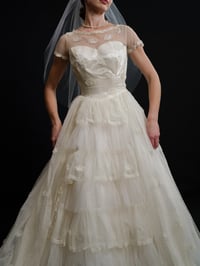 Image 6 of 1950s Swiss Dot & Lace 