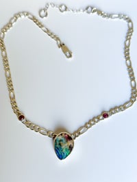 Image 2 of Day Dream Necklace | Australian Boulder Opal & Winza Sapphire 