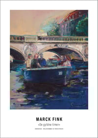 Image 1 of Art poster / "København – Malerdrømme og tankestreger – De gyldne timer"