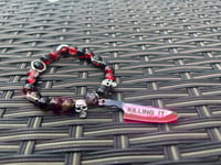 Image 2 of Men Halloween bracelets with knife charm 