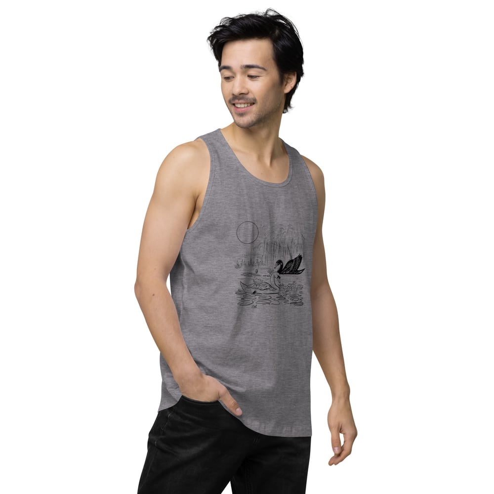 Swan Lake Men’s premium tank top