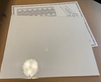Image 2 of Zulueta Tribal Polynesian rare Flash Sheet W Lines  LM v
