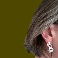 Image 5 of #17 Teeny dimple studs ( Silver  & Gold)