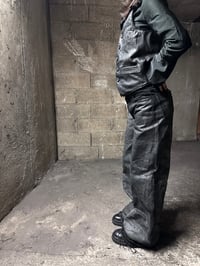 Image 4 of Black Waxed Denim