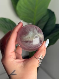 Image 3 of RAINBOW FLUORITE SPHERE -CHINA- M