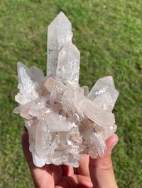 Image 8 of Quartz Crystal Points Cluster With Rainbows #1493