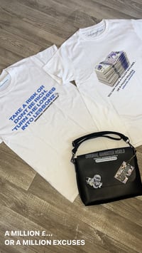 Image 2 of A LOSS IS A LESSON- T SHIRT White 