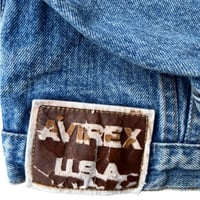 Image 5 of FLIGHT DENIM JACKET / AVIREX 1990 OG (L)