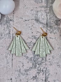 Image 4 of Embossed Art Deco Earrings