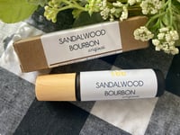 Image 4 of Sandalwood Bourbon Honeybee Glycerin Bar Soap and Perfume Duo