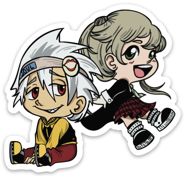 Image of Soul and Maka Sticker