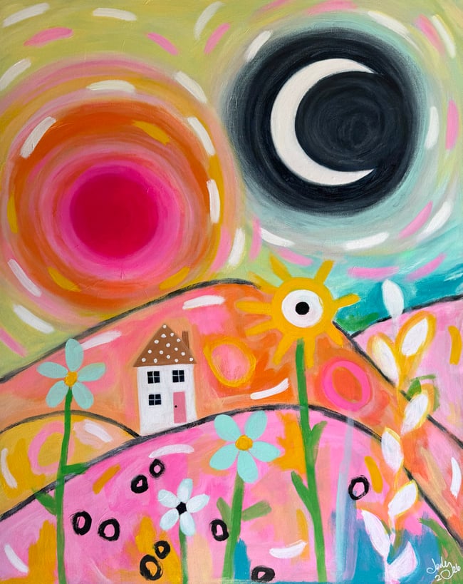 Seeds of Solitude. Original Canvas Painting
