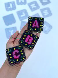 Image 1 of ABC Papel Picado Metal Diecut