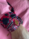 FOULARD MIRACULEUX MARINE / FUCHSIA