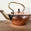 Antique copper teapot