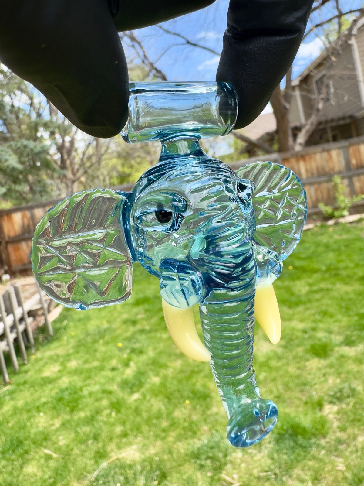 Raindrop Elephant | Dominos glass outlet