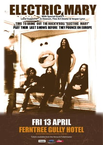 Image of TIX ~ Jo Dawson ~ FRI 13 APR 2012 ~ Ferntree Gully 