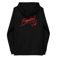 Image 4 of Frankie J Pretty Brown Eyes Women's eco fitted hoodie