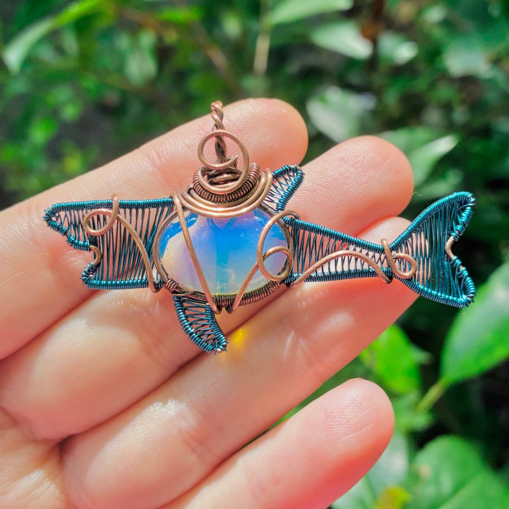 Image of Opalite Blue Gummy Shark PREORDER