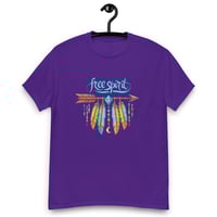 Image 1 of Unisex classic tee, Free Spirit Arrow & Feathers, Western Theme tee