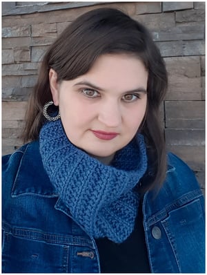 Image of Uptown Girl Winter Cowl Knitting Pattern