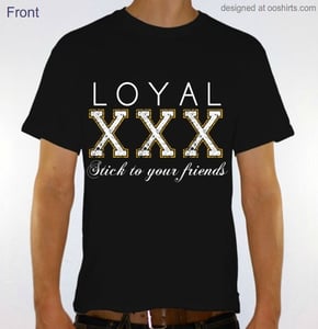 Image of Stick to your friends black tee