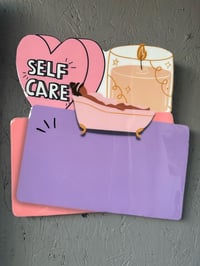 Image 1 of Self care dry erase resin art 