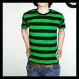 Image of Thrifty Beatnik: Black And Green Irish Punk T-Shirt