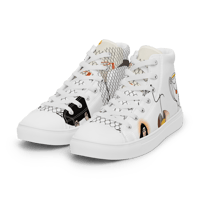 Image 1 of “Yolkjammer” Men’s high top canvas shoes