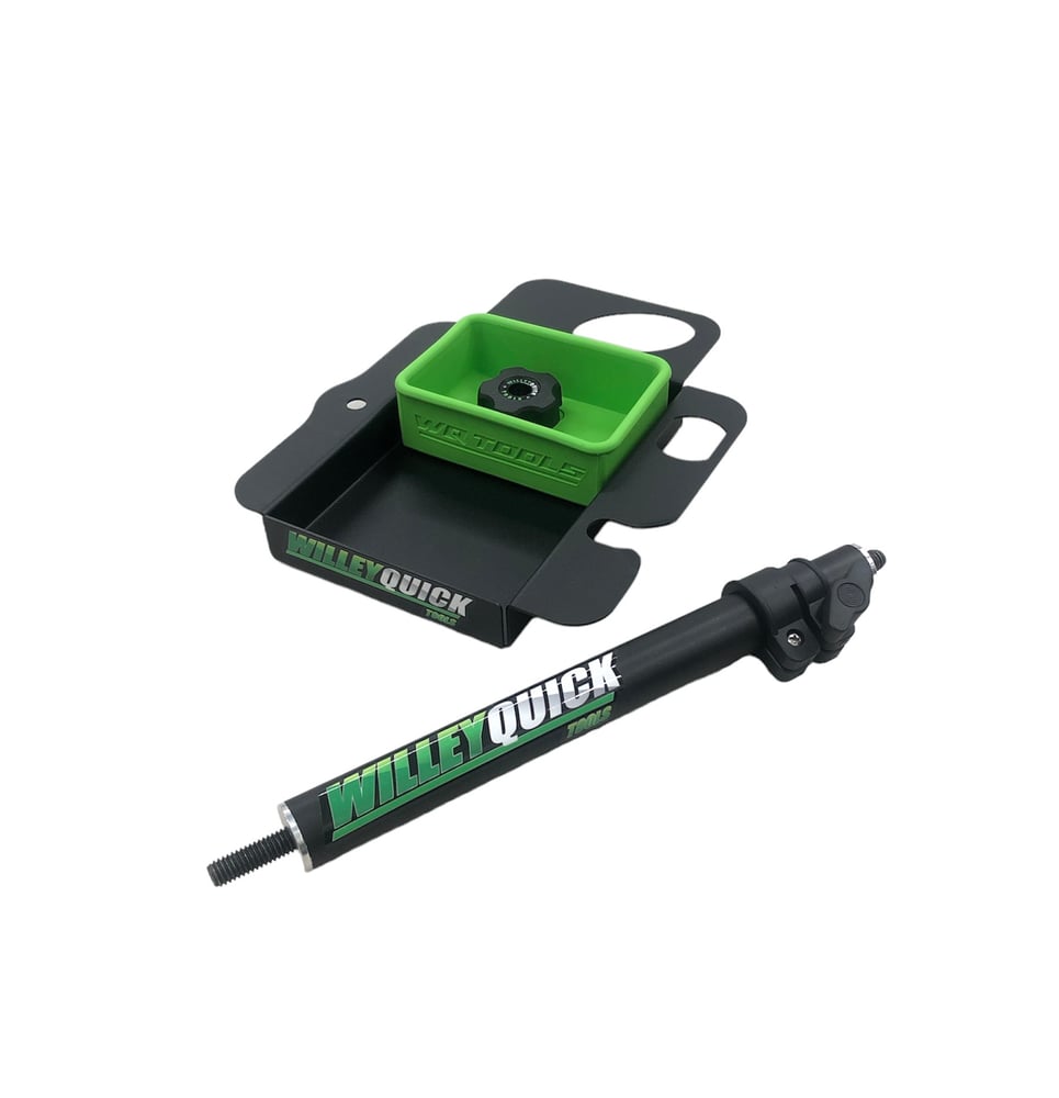 Image of Tool cart glue tray green 